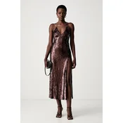Bardot  halter obleka SANTINA