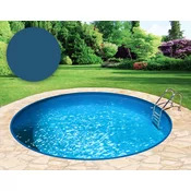 BWT Poolfolie Rund O 500 x 120 cm - Adriablau - Debljina 0,6 mm / s ovjesnim rubom P1