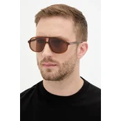 Sončna očala Emporio Armani moška, rjava barva, 0EA4263U