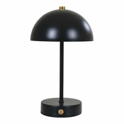 Sijajno črna LED namizna svetilka (višina 25 cm) Holt – House Nordic