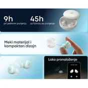Soundcore Sleep A30 Noise Masking BT bežicne bubice bele