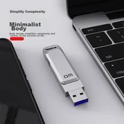 DM Damai USB Flash memorija, 128GB, USB 3.1, USB 3.2, USB 3.0, Srebrne boje
