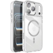 AVIZAR Ovitek za iPhone 17 Pro Max Crystal Color Collection Compatible MagSafe, Srebrna, (5000190193)