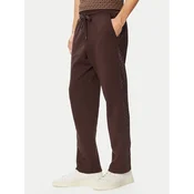 MICHAEL Michael Kors Spodnji del trenirke CF552Q65MF Temno rjava Regular Fit
