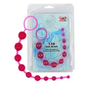 X 10 Anal Beads Pink