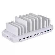 CHARGING STATION 10xUSB 160W;QC3.0;USB-C; Y-219