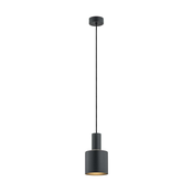 Argon 4219 - Lestenec na vrvici SINES 1xE27/15W/230V d. 12 cm črna