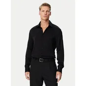 HUGO Srajca Kenno 50570331 Črna Slim Fit