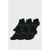 UNDER ARMOUR Čarape Essential No Show 6pk 1370542-001 6/1 crne
