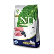 N&D Prime Suva hrana za odrasle pse, Jagnjetina i borovnica, Mni breed, 800g