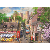 Ravensburger Puzzle Slikovita ulica do gradu 1000 kosov