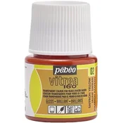 Barva za steklo za vitraže Pebeo Vitrea 160 sijajna 45 ml - Žafranovo rumena