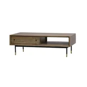 Livin Hill Klubska mizica, MAZL06-DRW, 120x40x60 cm, rjava