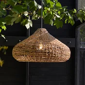 PR Home Mira zunanje viseče svetilo, Lampakanay, vtič, O 58 cm - naravna rjava - Razno