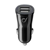shumee Avto polnilec 2 USB 10W črne barve