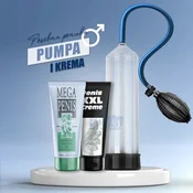 SET ZA POVECANJE PENISA: VAKUM PUMPA + KREMA