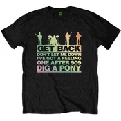 The Beatles Majica Get Back Gradient Unisex Black L