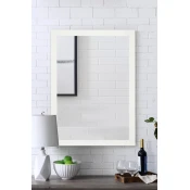 Hanah Home Ogledalo Framed, Belo