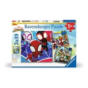 Puzzle Ravensburger - Spideyjeve pustolovščine, 3×49 delov