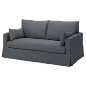 HYLTARP Dvosed ležaj, Gransel siva