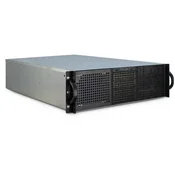 Inter-Tech 3U-30255 Rack ohišje, črna/nerjaveče jeklo
