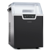 Klarstein Izdelovalnik ledenih kock, Wallberg Nugget Ice Maker (ICE5-nugget-black)