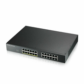 Zyxel GS1915-24EP, Upravljano, L2, Gigabit Ethernet (10/100/1000), Podrška za napajanje putem Etherneta (PoE), Montaža u poslužiteljski ormar, Mogucnost zidne montaže