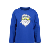 BLUE SEVEN Majica ultra mornarsko modra/zelena/svetlo zelena/bela