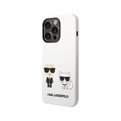 Karl Lagerfeld Choupette maskica za iPhone 14 Pro, silikonska, bijela (KLHCP14LSSKCW)
