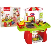 slomart Set Supermarket LEAN TOYS: Košarica, Vaga, Izdelki