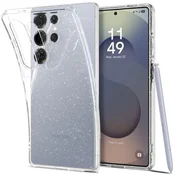Ovitek Spigen Liquid Crystal Glitter za Samsung Galaxy S25 Ultra - crystal quartz