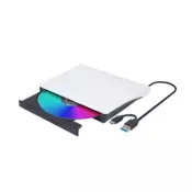 GEM Gembird DVD-USB-031-BW External USB DVD drive, black-white