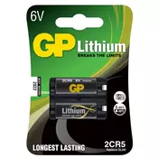 GP Batteries 6 V EL2CR5, KL2CR5, EL2CR5BP, RL2CR5, DL245, DL345, 2CR5M, 5032LC, 245