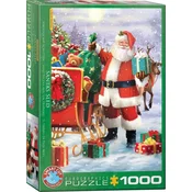 EuroGraphics Božičkove sani Puzzle 1000 kosov