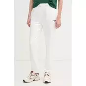 Lacoste Spodnji del trenirke XF7604 Bela Regular Fit
