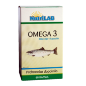 Nutrilab Omega 3 500 mg, 60 kapsul