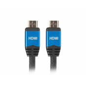 Lanberg Premium M/M v2.0 HDMI kabel 1m crno-plavi
