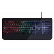 GEMBIRD Tastatura KB-UML-03 Rainbow US layout crna
