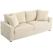 Homestar Sofa 3-sedežna 212x80x88 cm Bela