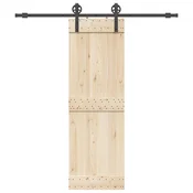 Vidaxl vidaXL Sistem za montažo drsnih vrat, 200 cm, jeklo, črne barve