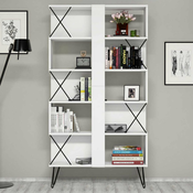 HANAH HOME Polica za knjige Extra White