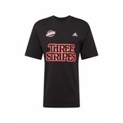 ADIDAS PERFORMANCE Tehnicka sportska majica Lucky 8, crna / crvena / bijela / roza