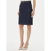 Luisa Spagnoli Jeans krilo Tennista 542818 Mornarsko modra Slim Fit