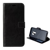 Ovitek za telefon Barvna preklopna torbica Samsung A50 črna - samsung