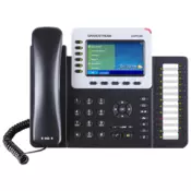Grandstream-USA GXP-2160 Enterprise 6-line/6-SIP VoIP HD telefon, TFT color LCD 480x272 displej i 2 x Gigabit UTP porta, 24 BLF tastera, PoE