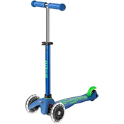 Djecji romobil Micro - Mini Deluxe LED, Crystal Blue