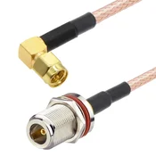 shumee Pigtail N vtičnica BH/SMA vtič RA RG400 30cm