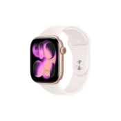 Apple Watch Series 11 GPS 42mm Rose Gold Aluminium Case with Light Blush Sport Band - S /M
