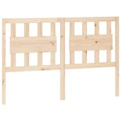 Vidaxl Posteljno vzglavje 140,5x4x100 cm trdna borovina