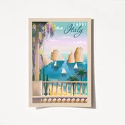 Wallity Poster Italy-1960, 50x70 cm